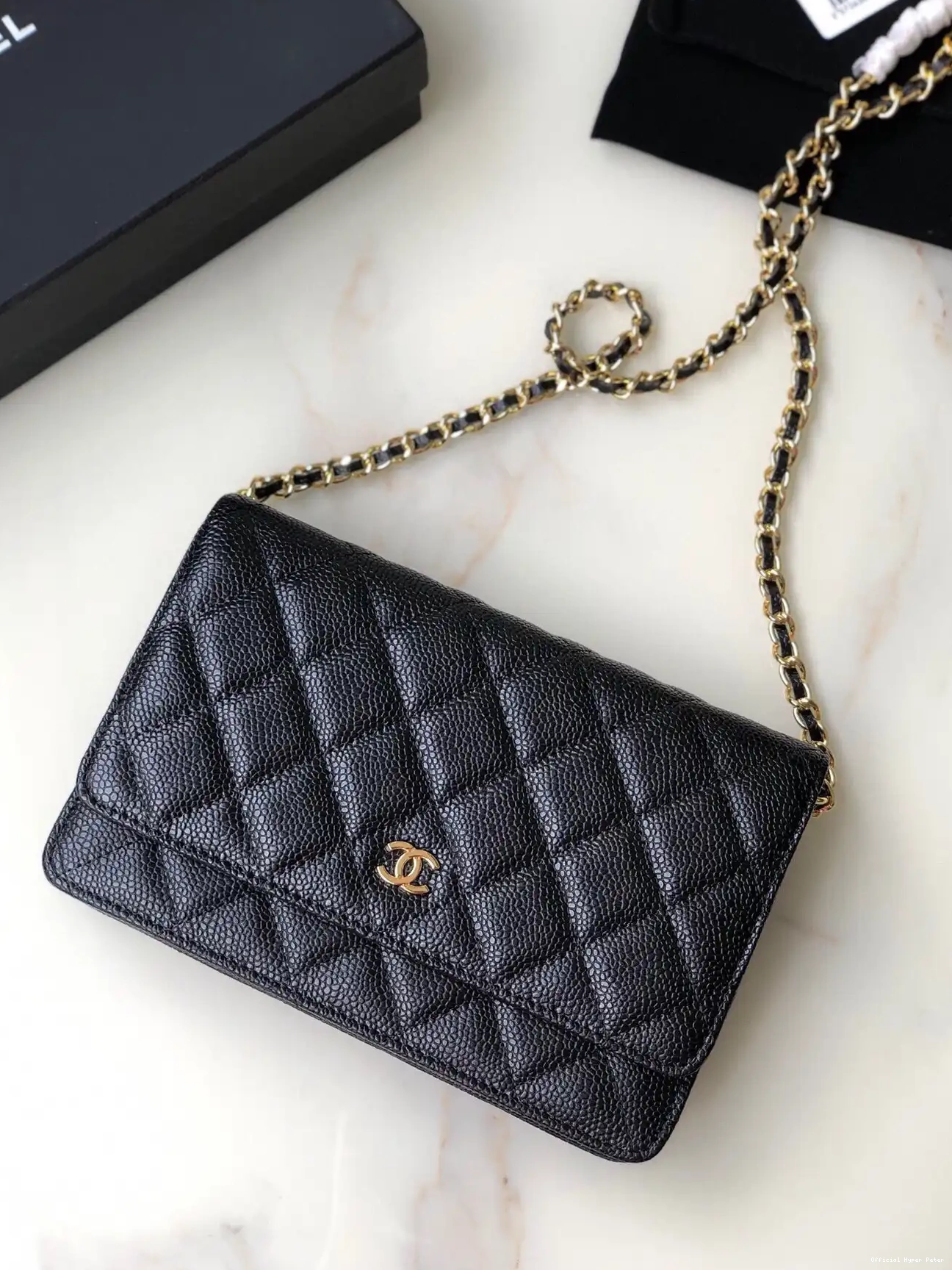 HyperPeter CHANEL CAVIAR CHAIN WALLET 0704